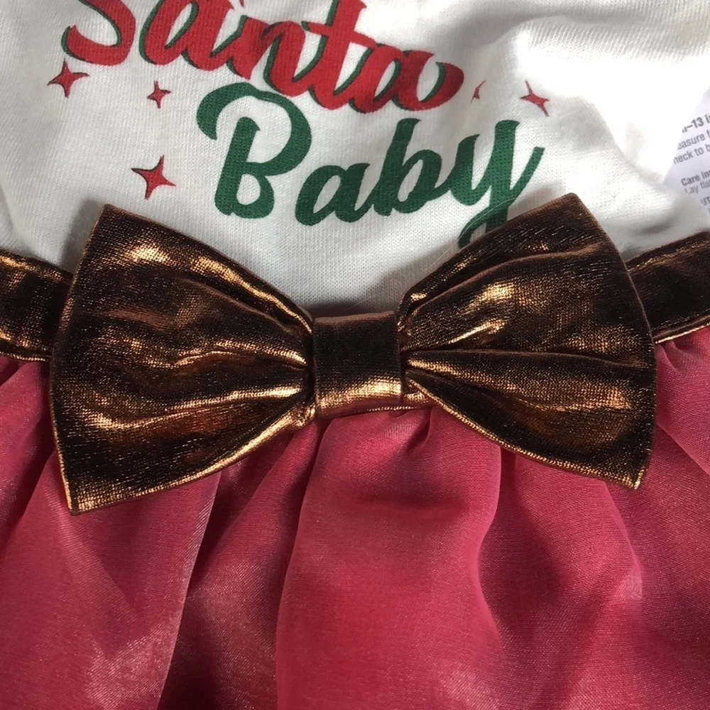 NWT Santa Baby Dog Christmas Dress XS